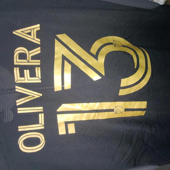 Los Angeles FC Christian Olivera #13 Authentic Jersey - Black & Gold Size Large - Picture 3 of 8